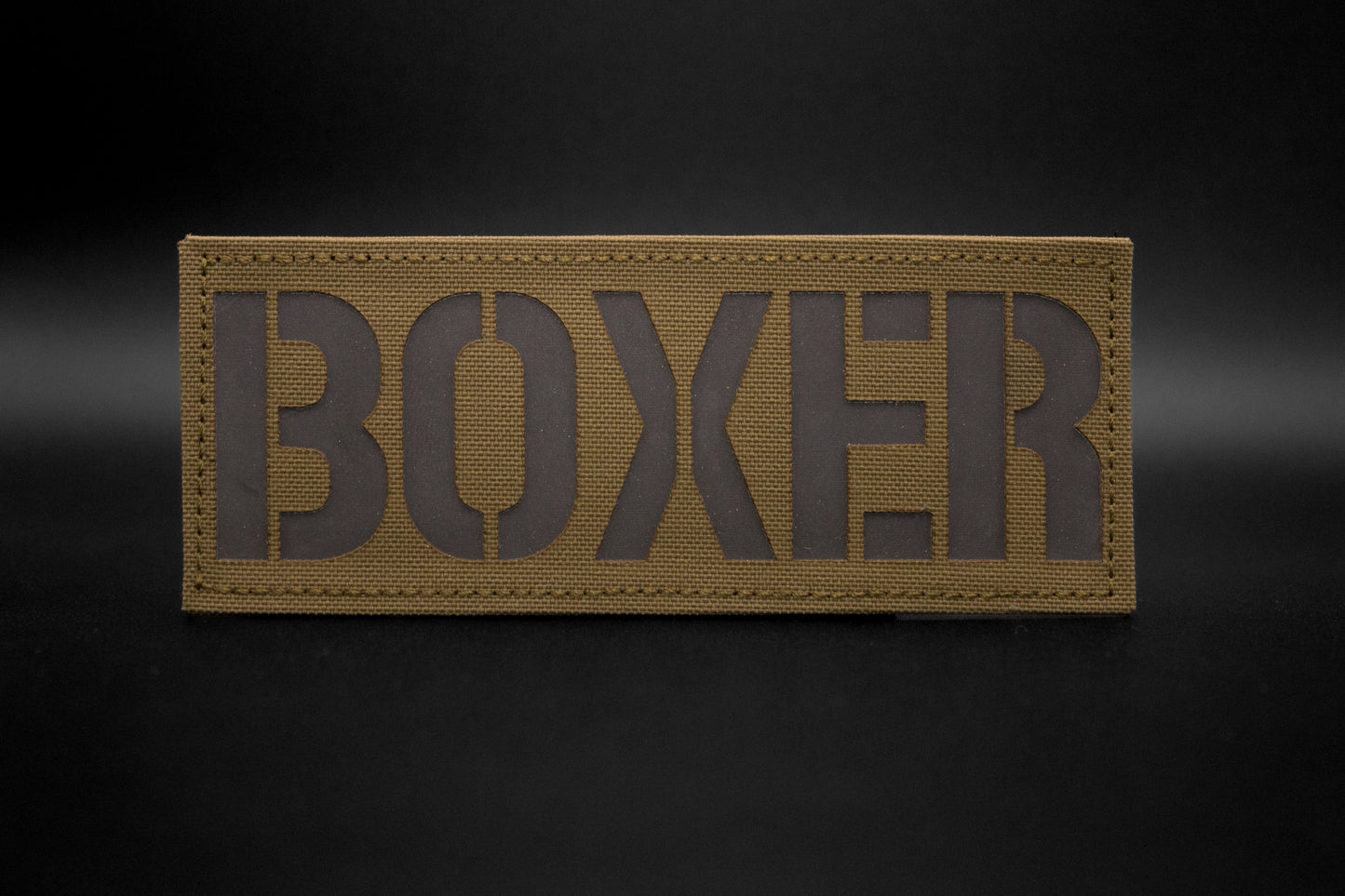 125x50mm Personalisierter Lasercut Rufzeichen Patch mit Klett