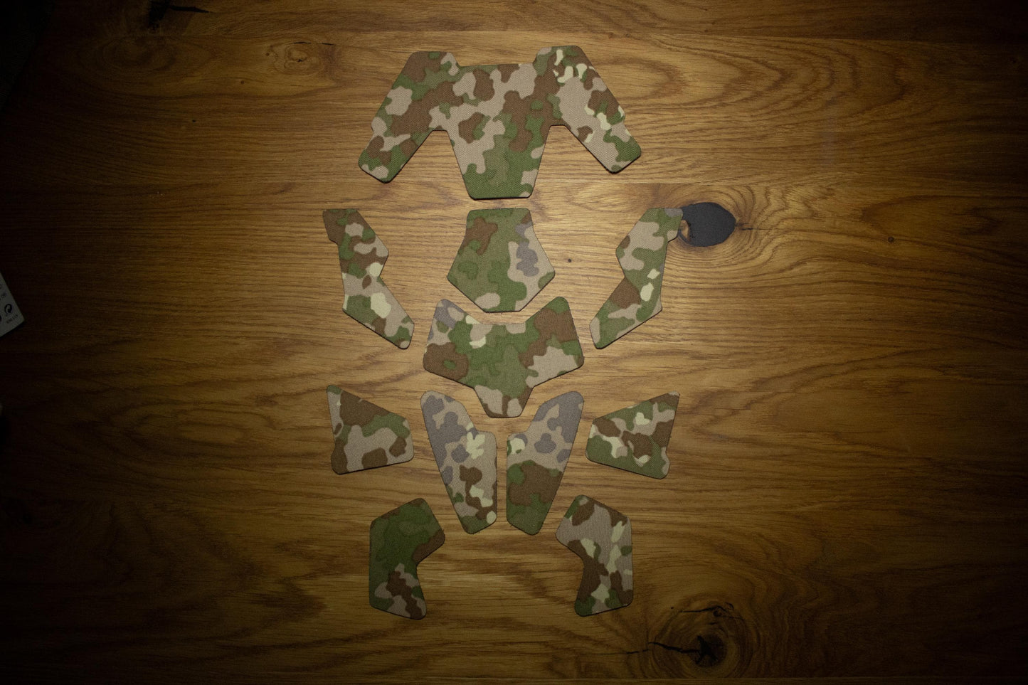 Lasercut fleece cover FAST helmet including fleece sticker
