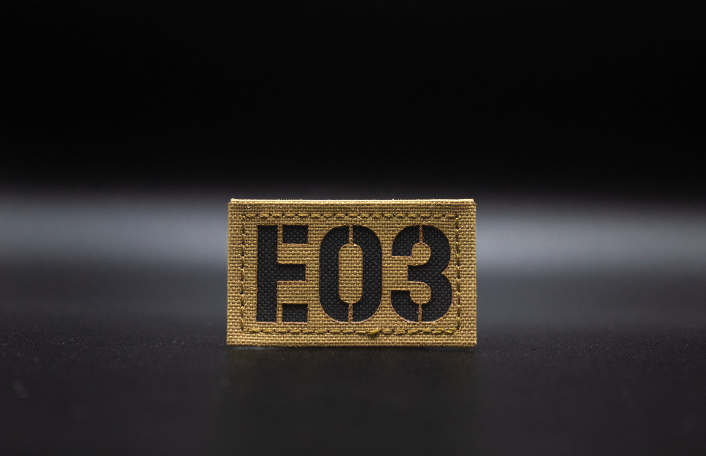 50x30mm Personalized Lasercut Callsign Patch with Velcro