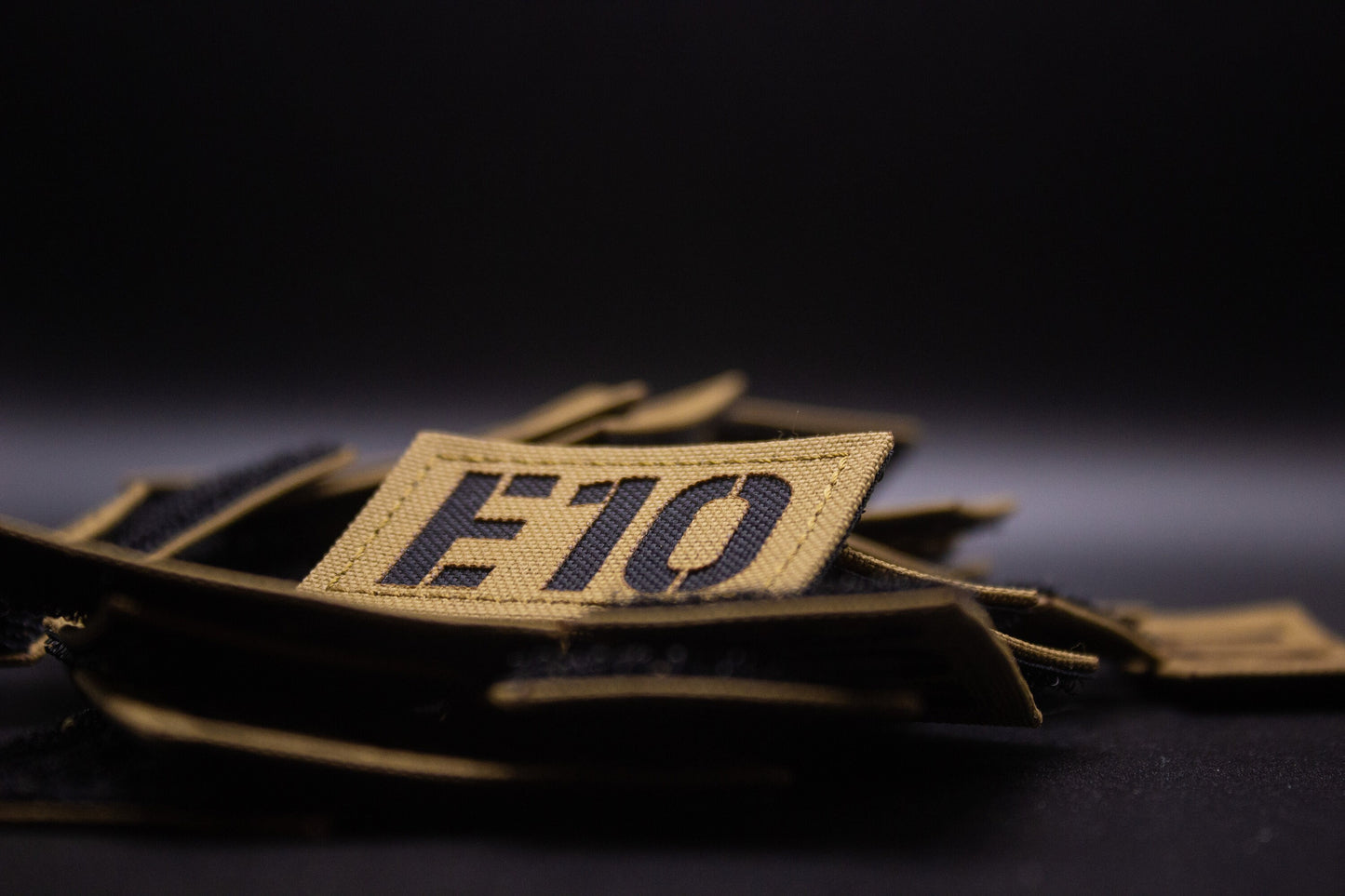 50x30mm Personalized Lasercut Callsign Patch with Velcro